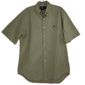 Ralph Lauren Blake 100% Cotton Short Sleeve Button-up Men's Medium